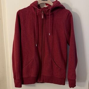 Lorna Jane Cherry Red Zip-Up hoodie